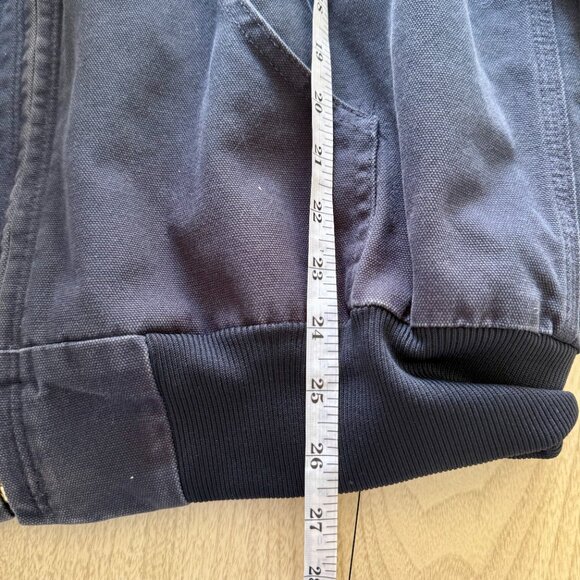 Carhartt Flannel-Lined Hooded Jacket in Navy - Never Worn - Picture 5 of 7